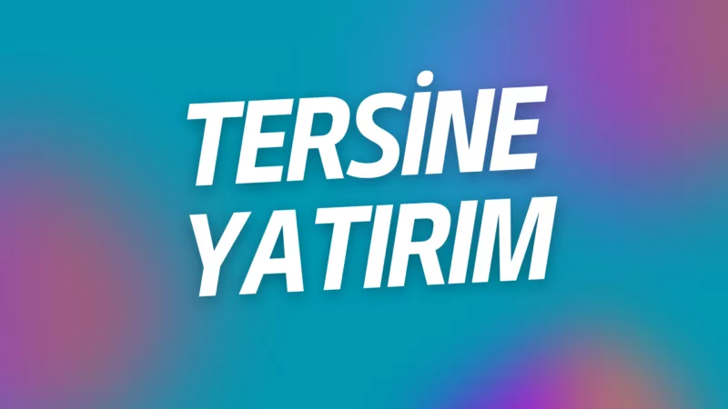 Tersine yatırım yapmak – birikim yapıyorum 495. gün