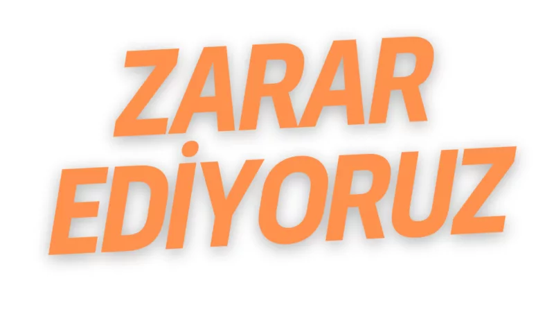 zarar ediyoruz